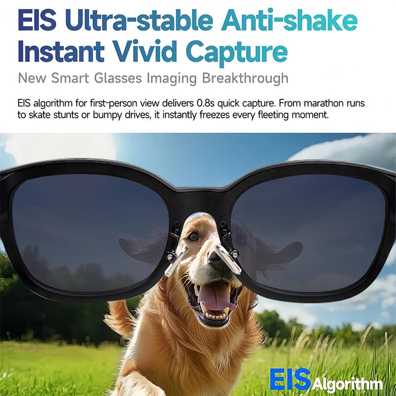 [ Factory price]4K Smart AI Camera Glasses with 8MP Photochromic Lenses & Real-Time Translation