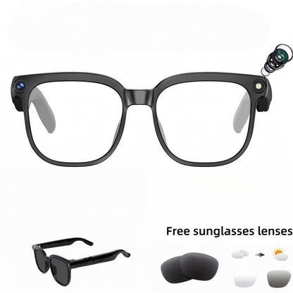 [ Factory price]4K Smart AI Camera Glasses with 8MP Photochromic Lenses & Real-Time Translation