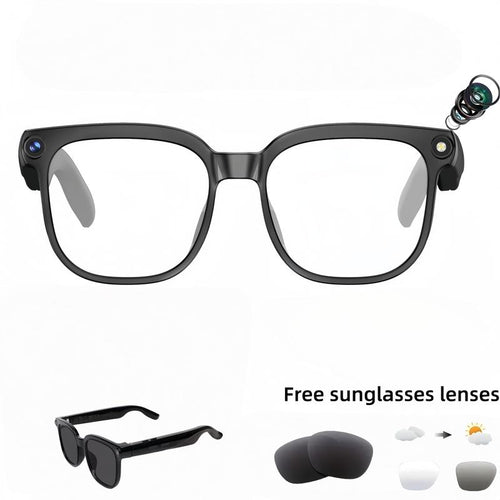 [ Factory price]4K Smart AI Camera Glasses with 8MP Photochromic Lenses & Real-Time Translation